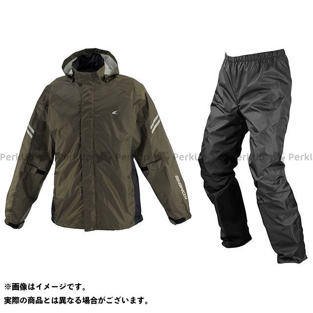 コミネ RK-539 ブレスターレインウェア フィアート（オリーブ） サイズ