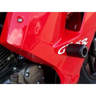 アールアンドジー GT125R/250R クラッシュプロテクター（ブラック） R&G