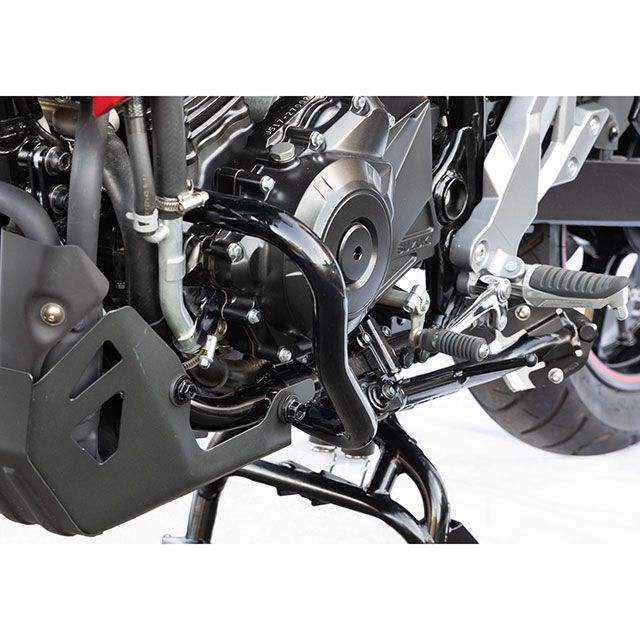 キジマ エンジンガード V-Strom250 17Y-（23Y-対応/要加工）、GSR250/S（ブラック） KIJIMA
