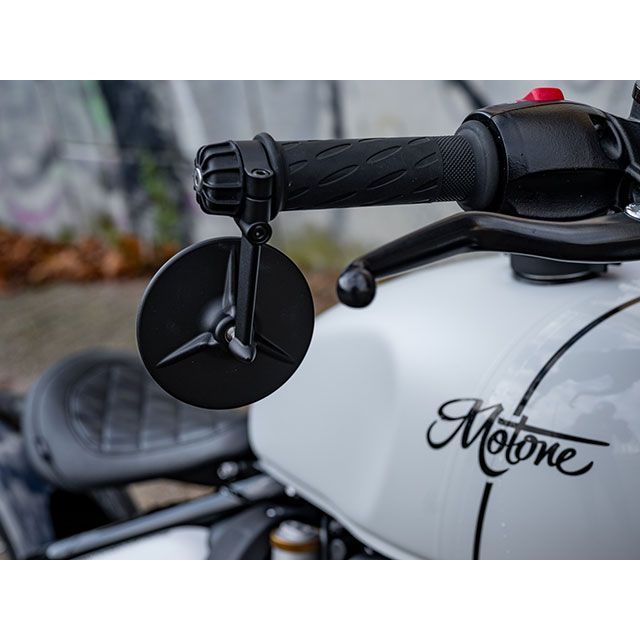 トライアンフボンネビル用 バーエンドミラー Motone(モートーン