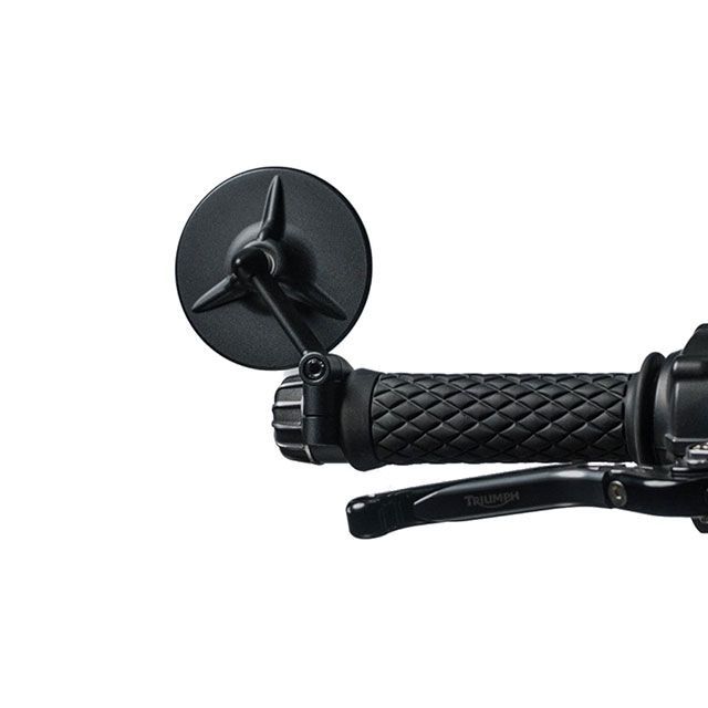 MotoneモートーンバーエンドミラーTRILINE80mmブラック黒2個セット MotoneモートーンバーエンドミラーTRILINE80mmブラック黒2個セット