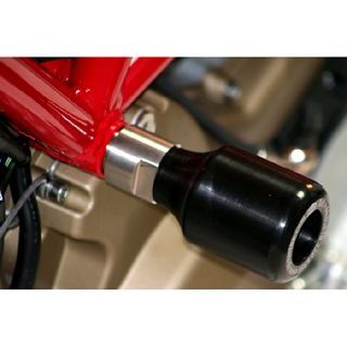 アールアンドジー Hypermotard1100 クラッシュプロテクター（ブラック） R&G バイクの通販は