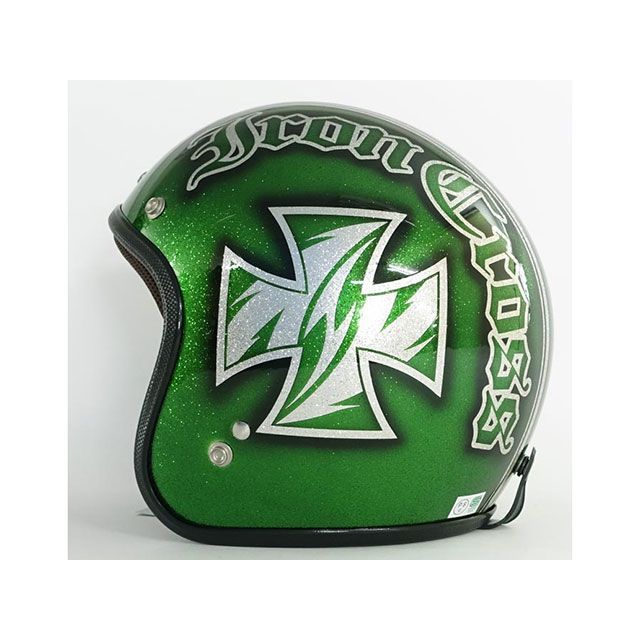 72ジャムジェット 【逸品もの】3-934 アイアンクロス フレーク（グリーン） サイズ XL 72JAM バイクの通販は 20,436円