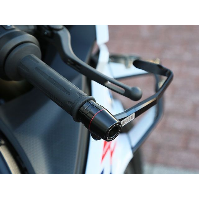 アエラ S1000RR ブレーキレバーガード＆バーエンドスライダーセット リング ブルー AELLA_10