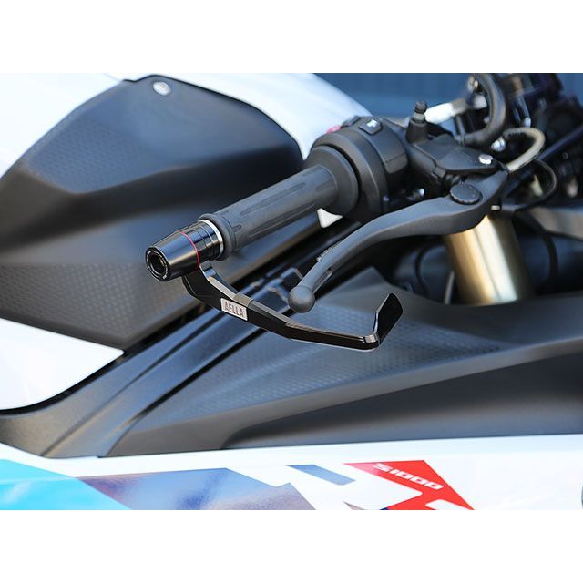 アエラ S1000RR ブレーキレバーガード＆バーエンドスライダーセット リング ブルー AELLA_5
