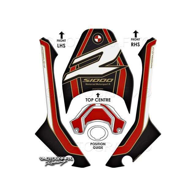 モトグラフィックス S1000R ボディパッド Number Board Decal Protector MOTOGRAFIX バイク