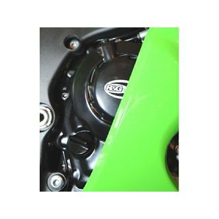 アールアンドジー ZX-10R エンジンケースカバー（ブラック/右側） R&G バイク