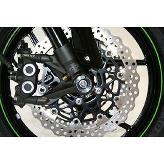 アールアンドジー ZX-10R フォークプロテクター（ブラック） R&G バイク