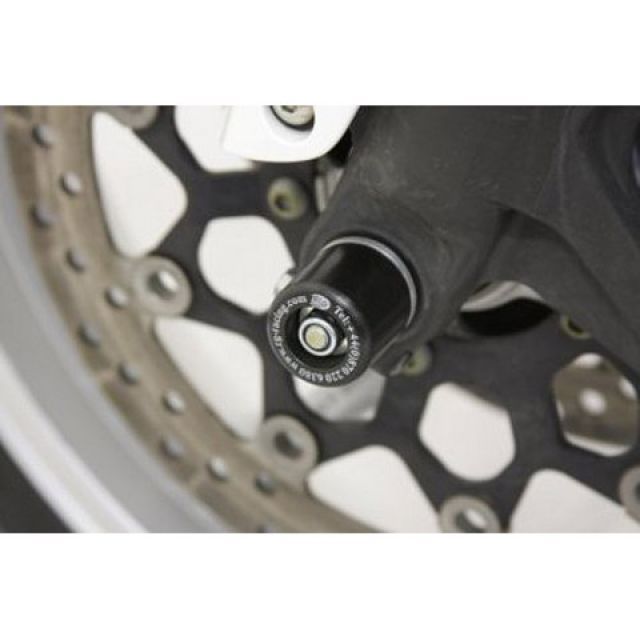 アールアンドジー VFR1200F フォークプロテクター（ブラック） R&amp;G