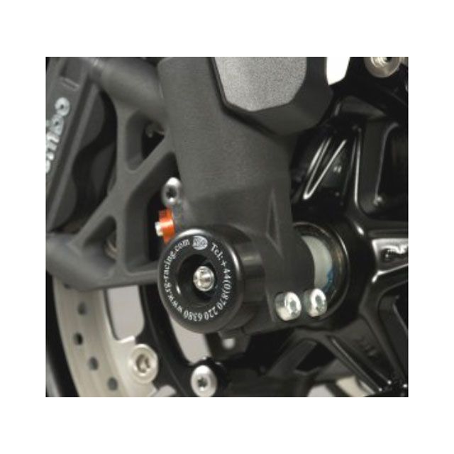 アールアンドジー Speed Triple フォークプロテクター（ブラック） R&amp;G
