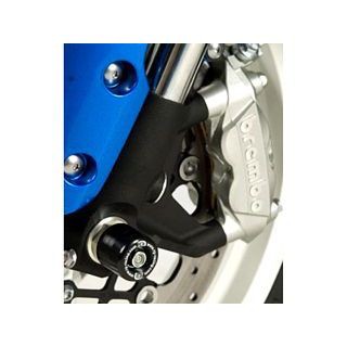 アールアンドジー GSX-R600/750 フォークプロテクター（ブラック） R&G バイク