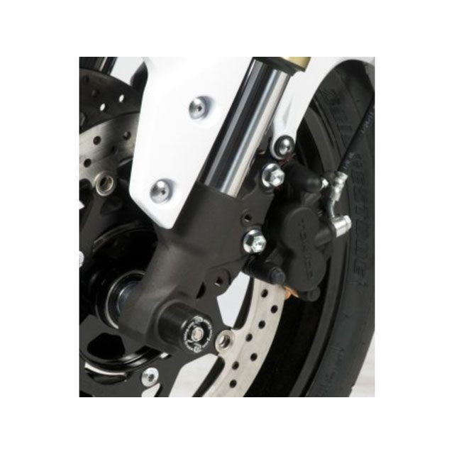 アールアンドジー GSR750 フォークプロテクター（ブラック） R&G バイクの通販は