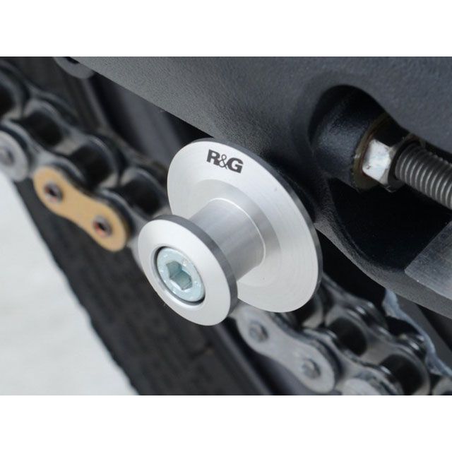 アールアンドジー 汎用 スタンドフック M10×1.25 カラー シルバー R&G