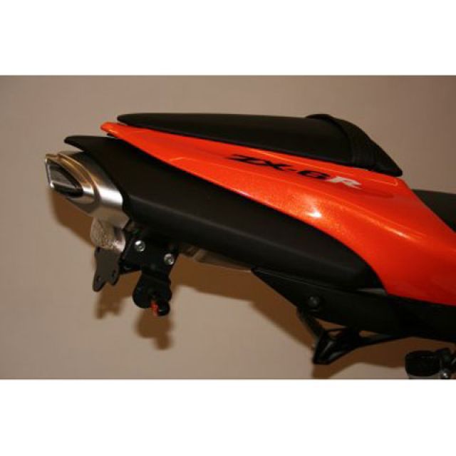 専用アイテム アールアンドジー ZX-6R フェンダーレスキット（ブラック） R&G バイク