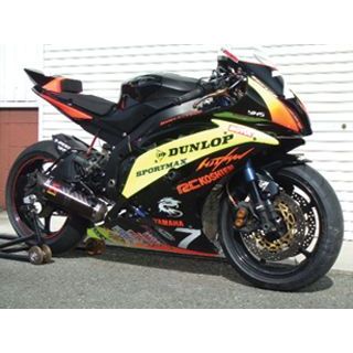 才谷屋ファクトリー YZF-R6 サブラジエーターカバー 仕様 白ゲル