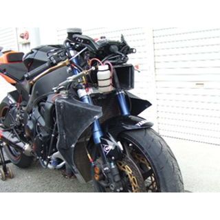 才谷屋ファクトリー YZF-R6 サブラジエーターカバー 仕様 黒ゲル