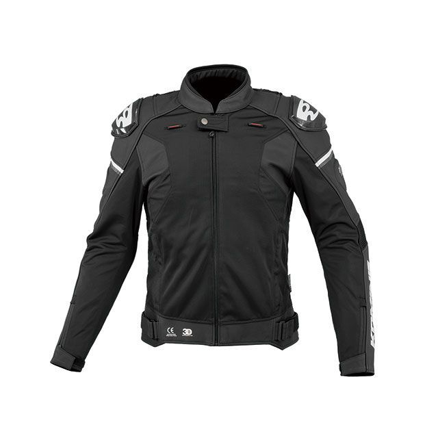コミネ 2024春夏モデル JK-167 レザーメッシュRスペックジャケット（ブラック） サイズ 2XL KOMINE バイク 27,776円