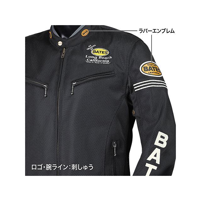 ベイツ BJ-M2412TT メッシュ上衣（ゴールド） 大きさ M BATES