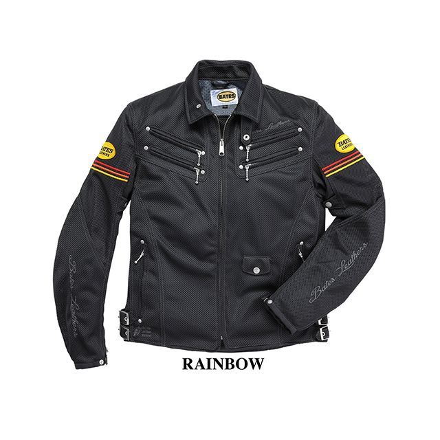 ベイツ 2024春夏モデル BJ-M2413ST メッシュジャケット（レインボー） サイズ XL BATES バイクの通販は