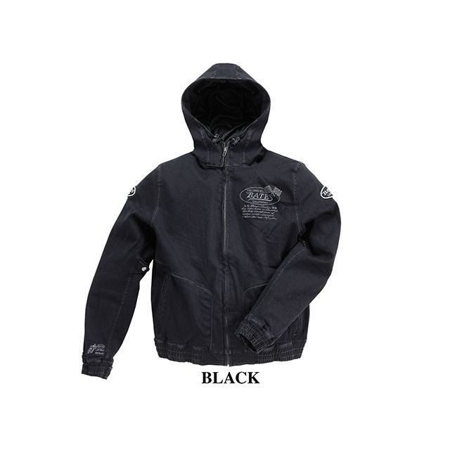 ベイツ 2024春夏モデル SA-D2416P ストレッチデニムパーカー（ブラック） サイズ M BATES バイクの通販は 19,922円