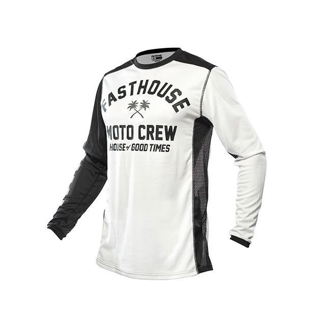 【特価品】ファストハウス グラインドハウスジャージ スラマー（ホワイト/ブラック） サイズ M FASTHOUSE バイクの通販は