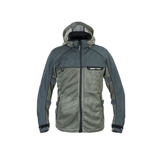 ラフ＆ロード RR7352 ダイレクトエアメッシュパーカーFP（ガンメタ） サイズ LL Rough&Road