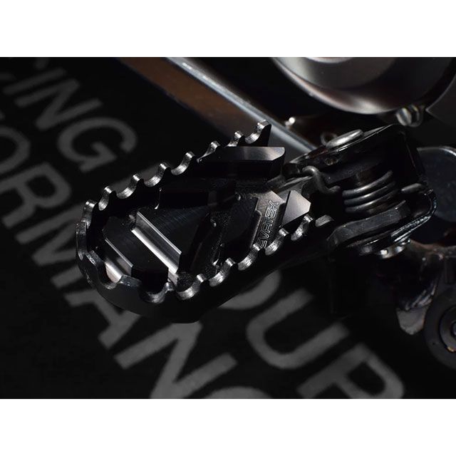 エヴァテック CT125 CNCペダルブロック 左右1セット（シルバー） EVATEK
