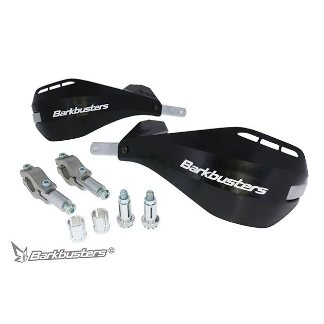 バークバスターズ 汎用 EGO ハンドガード Two Point Mount（Straight 22mm）ブラック Barkbusters バイクの通販は
