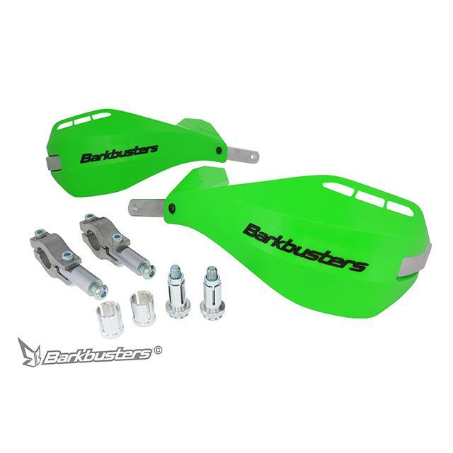 バークバスターズ 汎用 EGO ハンドガード Two Point Mount（Straight 22mm）グリーン Barkbusters