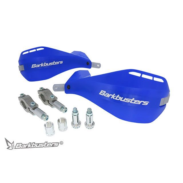 バークバスターズ 汎用 EGO ミニハンドガード Two Point Mount（Straight 22mm）ブルー Barkbusters
