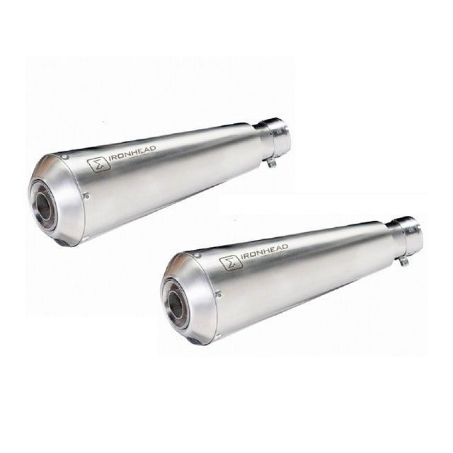アイアンヘッド V7 MOTO GUZZI V7 2022〜 SLIP ON 左右2本出し マフラー OVC11S IRONHEAD