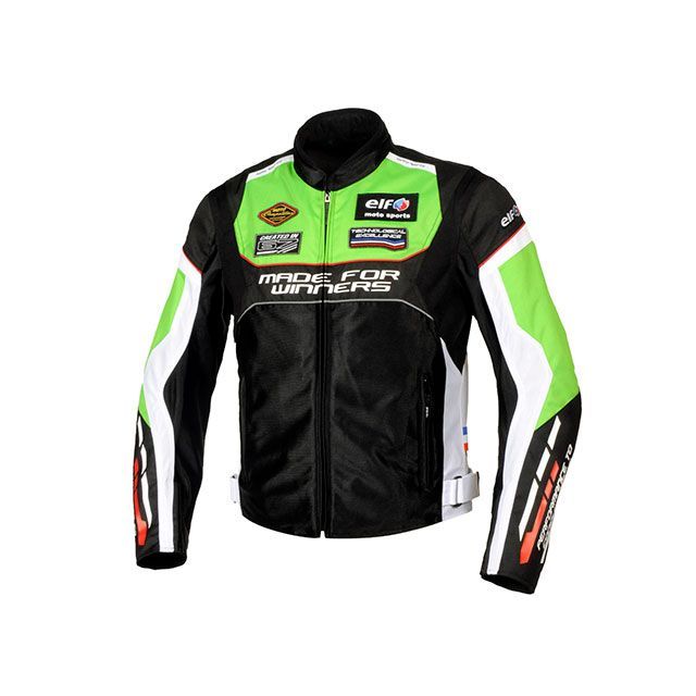 エルフ ライディングウェア 2024春夏モデル EJ-S118 エヴォルツィオーネジャケット（グリーン） サイズ LL elf riding wea…の通販は