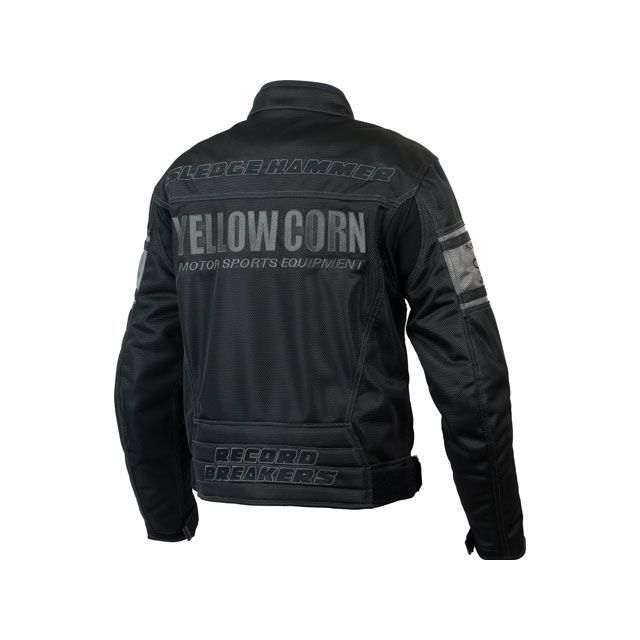 イエローコーン 2024春夏モデル BB-4104 メッシュジャケット（ブラック