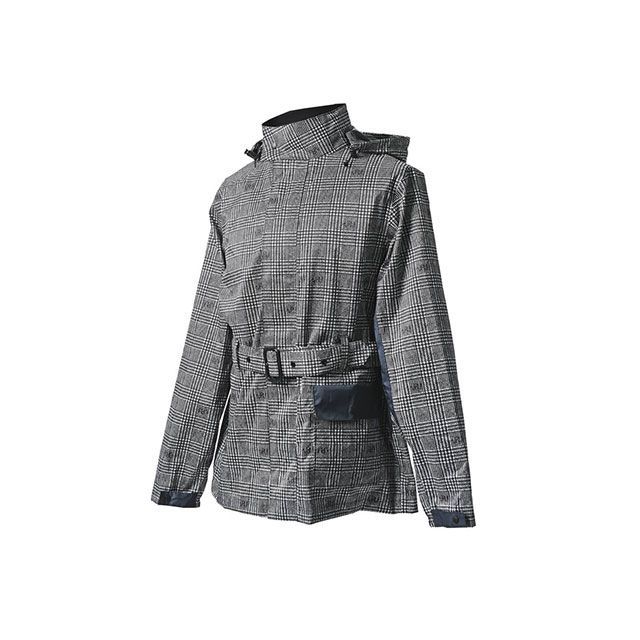 ライズ MCR05 バイク用レインコート MICRO（チェック） サイズ L RIDEZ