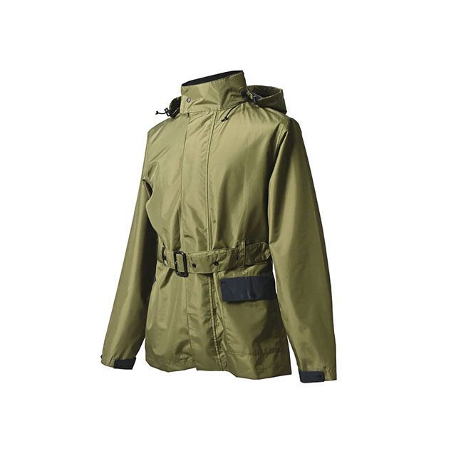 ライズ MCR05 バイク用レインコート MICRO(オリーブ) サイズ M RIDEZ