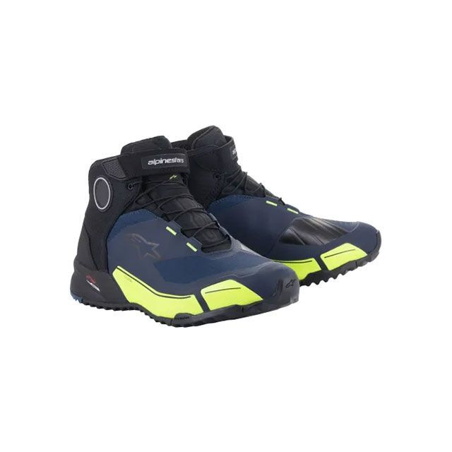 アルパインスターズ CR-X DRYSTAR RIDING SHOES（1705 BLACK DARK BLUE YELLOW FLUO） 大きさ …