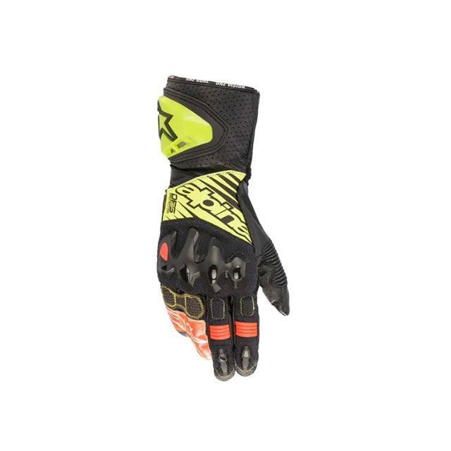 アルパインスターズ GP TECH v2 GLOVE（1503BLACK YELLOW FLU WHITE RED FLU） サイズ L Alpin…の通販は
