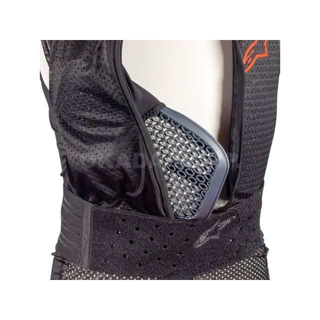 アルパインスターズ NUCLEON FLEX PRO PROTECTION VEST（009 TRANSPARENT SMOKE RED BLACK…