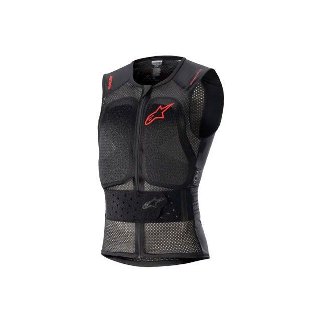 アルパインスターズ NUCLEON FLEX PRO PROTECTION VEST（009 TRANSPARENT SMOKE RED BLACK…