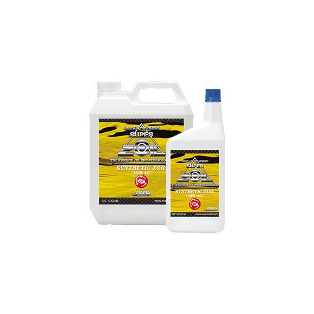 スーパーゾイル シンセティックゾイル 10W-40 油膜＋金属表面改質（100％化学合成オイル） 容量 4000ml SUPER ZOIL バイク