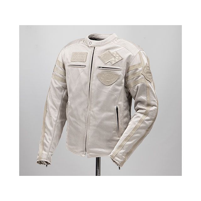 デグナー 2024春夏モデル 21SJ-10 メッシュジャケット（ベージュ） サイズ M DEGNER バイクの通販は