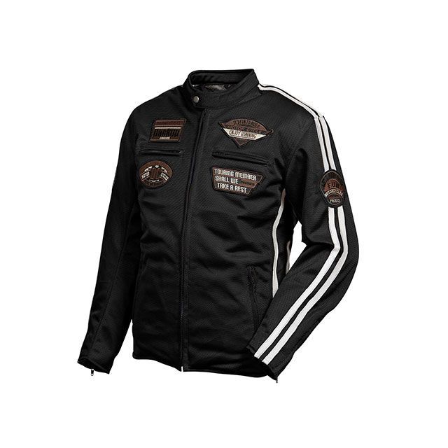 デグナー 2024春夏モデル 24SJ-1 メッシュジャケット（ブラック） サイズ XL DEGNER バイクの通販は