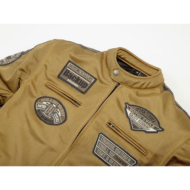 デグナー 2024春夏モデル 24SJ-1 メッシュジャケット(ブラウン) サイズ 2XL DEGNER バイクの通販は デグナー 2024春夏モデル 24SJ-1 メッシュジャケット(ブラウン) サイズ 2XL DEGNER バイクの通販は