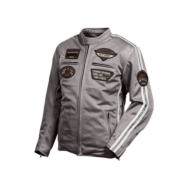 カラーオーダーページ デグナー 2024春夏モデル 24SJ-1 メッシュジャケット（グレー