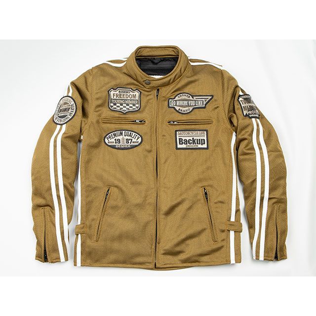 デグナー 2024春夏モデル FR24SJ-6 レディースメッシュジャケット（ブラウン） サイズ S DEGNER バイクの通販は