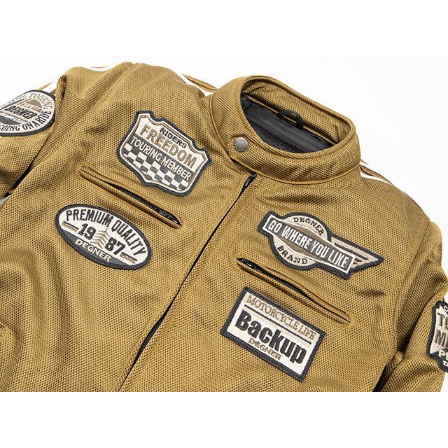 デグナー 2024春夏モデル FR24SJ-6 レディースメッシュジャケット（ブラウン） サイズ S DEGNER バイクの通販は