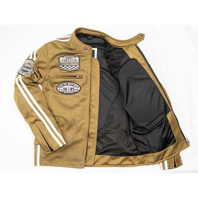 デグナー 2024春夏モデル FR24SJ-6 レディースメッシュジャケット（ブラウン） サイズ S DEGNER バイクの通販は