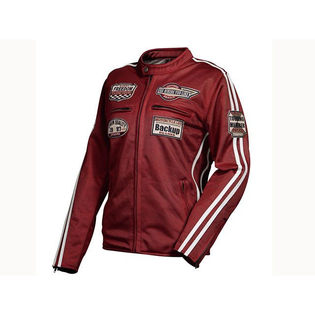 デグナー 2024春夏モデル FR24SJ-6 レディースメッシュジャケット（レッド） サイズ M DEGNER バイクの通販は