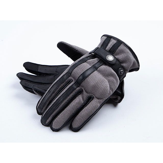 デグナー 2024春夏モデル TG-96M テキスタイルメッシュグローブ(ブラック/グレー) サイズ L DEGNER バイクの通販は