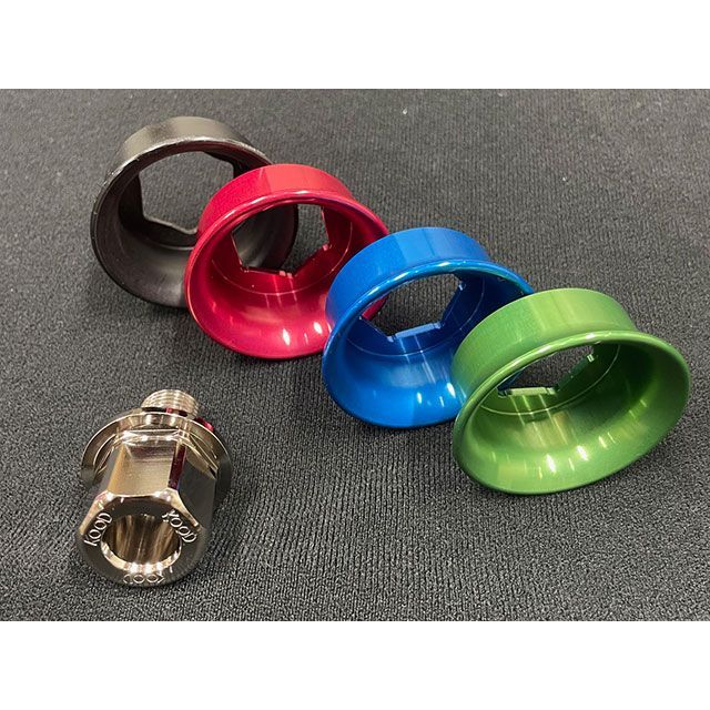 クード ワークススペックボルト＆スライダーコーン（ブルー） KOOD バイクの通販は 20,192円